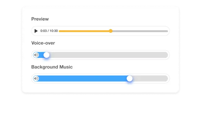 Adjust Volume of Video